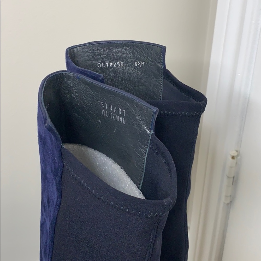 Stuart Weizmann Hijack 50/50 Blue Suede - Picture 5 of 6